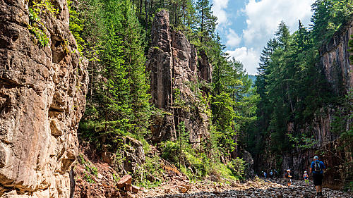 Gola del Rio delle Foglie Aldino - Alto Adige La gola del Rio delle Foglie: il piccolo Grand Canyon